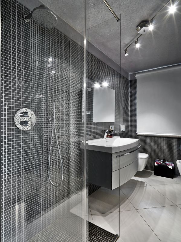 Contemporary Shower with Niche