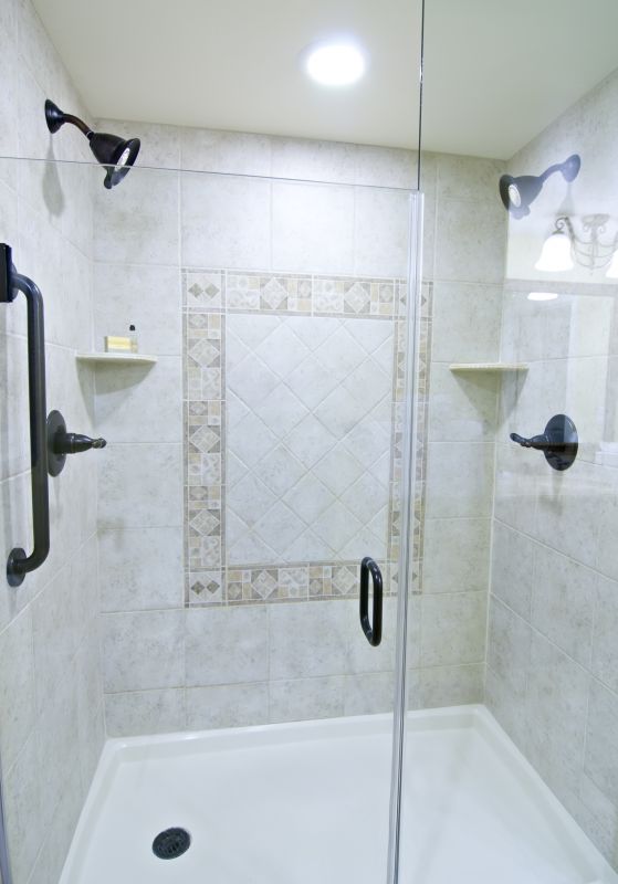 Minimalist Walk-In Shower